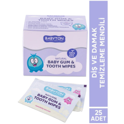 Babyton Bebekler İçin Diş Ve Damak Temizleme Mendili 25 adet - 2