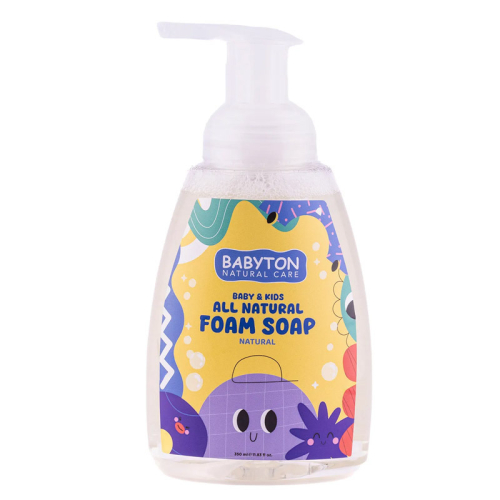 Babyton Çocuklar İçin Doğal Köpük Sabun Naturel 350 ml - Babyton