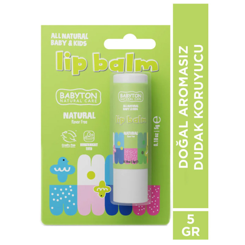 Babyton Doğal Dudak Koruyucu Bitkisel Lipbalm Naturel 5 gr - 3