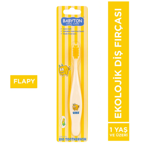 Babyton Ekolojik Diş Fırçası - Flappy - 2