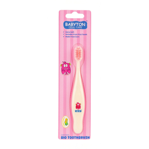 Babyton Ekolojik Diş Fırçası - Pinky - Babyton