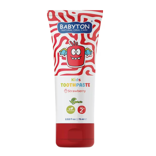 Babyton Kids Toothpaste +2 Yaş Çilekli Diş Maucunu 75 ml - Babyton