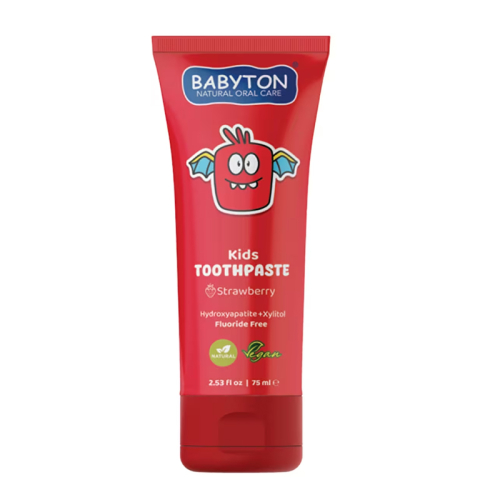Babyton Kids Toothpaste Çilekli Diş Macunu 75 ml - Babyton