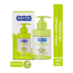 Babyton Natural Flavor Free Diş Macunu 200 ml - 2