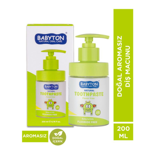 Babyton Natural Flavor Free Diş Macunu 200 ml - 2