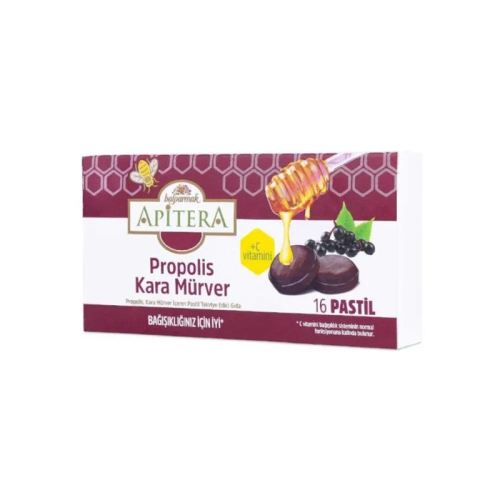 Balparmak Apitera Propolis Kara Mürver 16 Pastil - 1