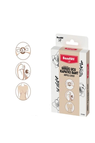 Banduff Life Göğüs Ucu Bant Nipple Cover 8 Adet - Banduff Life