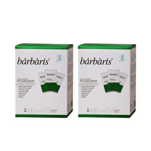 Barbaris Collagen Powder Three Peptides Complex 30x2 Saşe - Shaker Hediyeli - Barbaris