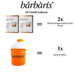 Barbaris Kolajen Elastin Powder 30x2 Saşe - Shaker Hediyeli - 2