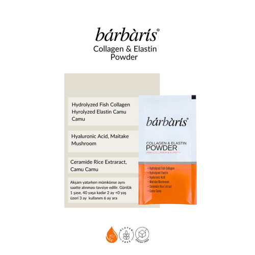 Barbaris Collagen ve Elastin Powder 30 Saşe 2 Paket - 2