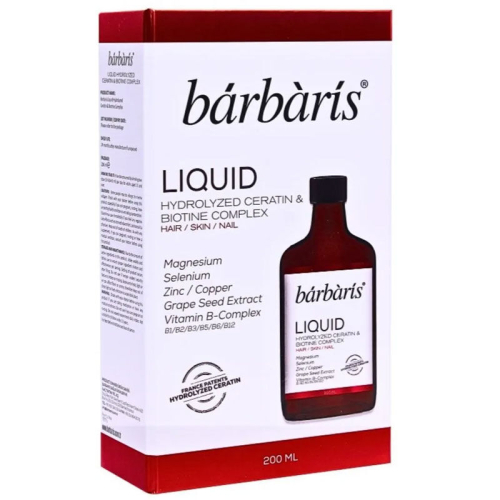 Barbaris Liquid Hidrolize Keratin ve Biotin İçeren Kompleks 200 ml - Barbaris