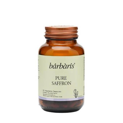 Barbaris Pure Saffron Takviye Edici Gıda 60 Bitkisel Kapsül - Barbaris