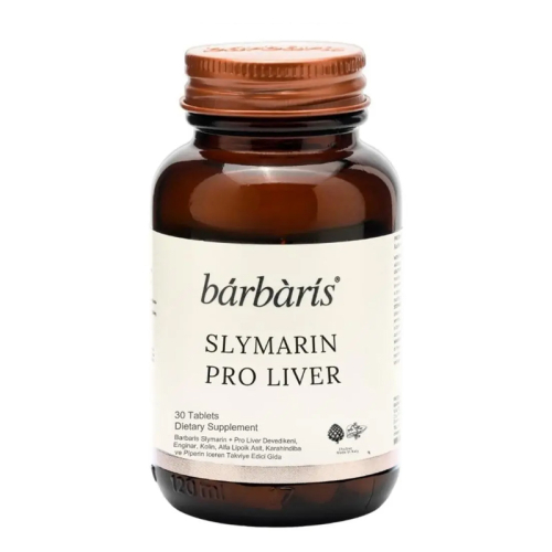 Barbaris Slymarin + Pro Liver Takviye Edici Gıda 30 Tablet - Barbaris