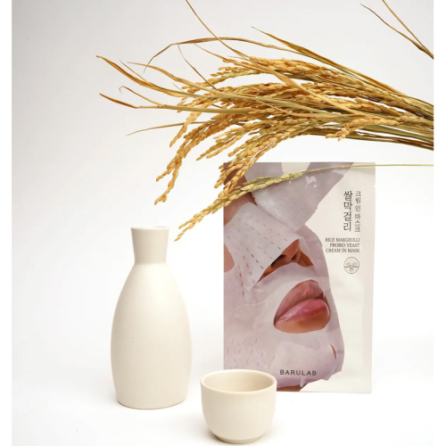 Barulab Rice Makgeolli Probio Yeast Cream In Mask 5x40 gr - 3