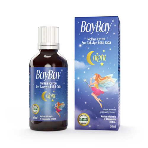 BAYBAY Damla Night Melisa İçeren Takviye Edici Gıda 50 ml - EnaFarma