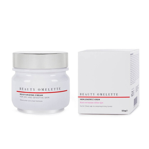 Beauty Omelette Kuru ve Hassas Ciltler için Nemlendirici Krem 50 gr - Beauty Omelette