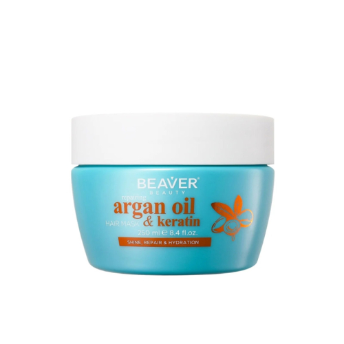 Beaver Argan Oil and Keratin Hair Mask 250 ml - Beaver