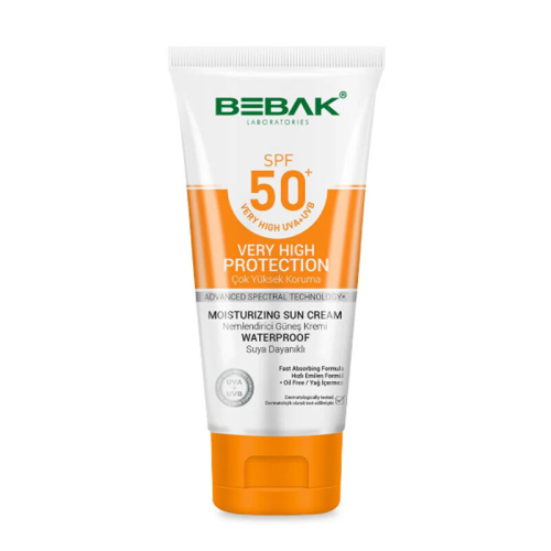 Bebak Spf50+ Yüksek Korumalı Nemlendirici Etkili Güneş Kremi 75 ml - Bebak
