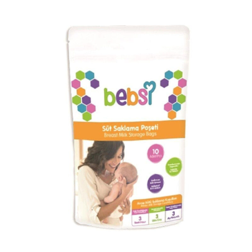 Bebsi Süt Saklama Poşeti 10 Adet - Bebsi