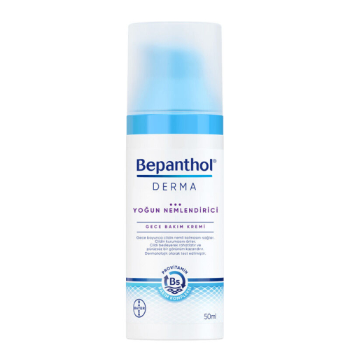 Bepanthol Derma Yoğun Nemlendirici Gece Bakım Kremi 50 ml - 1