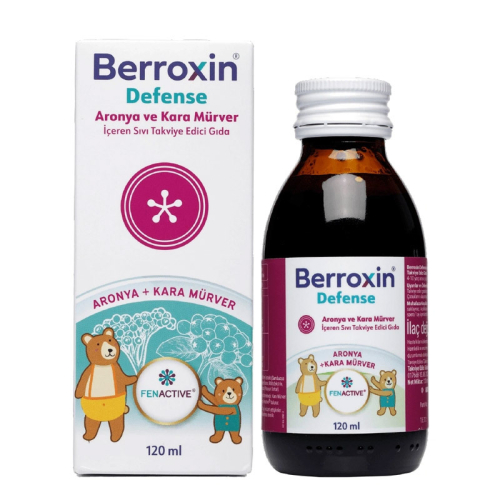 Berroxin Defense Aronya ve Kara Mürver İçeren Sıvı Takviye Edici Gıda 120 ml - Abdi İbrahim