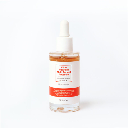 Bibimcos Cica Centella Multi Perfect Ampoule Serum 50 ml - Bibimcos