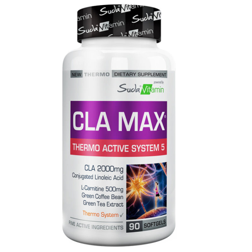 Suda Vitamin CLA Max Thermo Active System 5 90 Yumuşak Jel Kapsül - Suda Vitamin