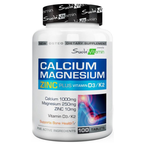 Suda Vitamin Calcium Magnesium Zinc Plus 100 Tablet - Suda Vitamin