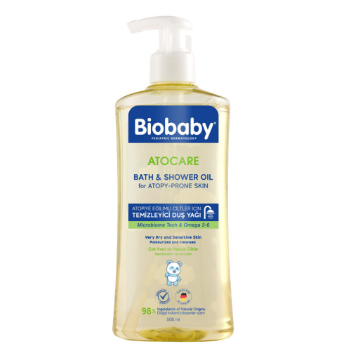 Biobaby Atocare Temizleyici Duş Yağı 500 ml - Biobaby