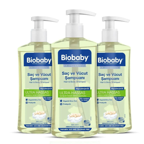 Biobaby Bebek Şampuanı (Saç ve Vücut) 3 AL 2 ÖDE - Biobaby
