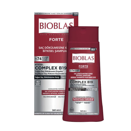 Bioblas Forte Complex B19 Yoğun Saç Dökülmelerine Karşı Bitkisel Şampuan 360 ml - Bioblas