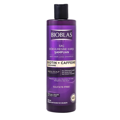 Bioblas Saç Dökülmesine Karşı Biotin ve Kafein İçeren Şampuan 400 ml - 1