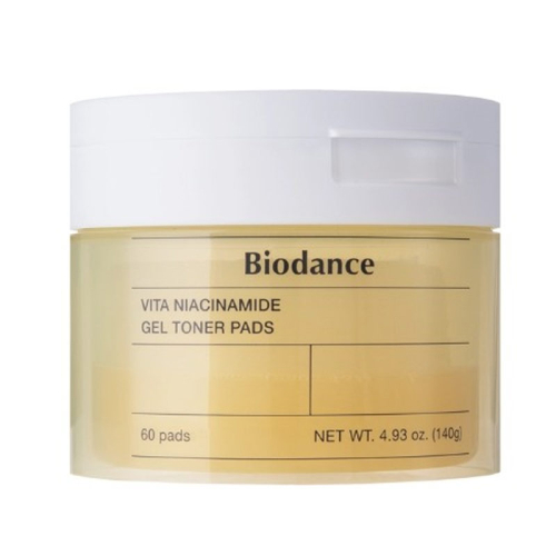 Biodance Vita Niacinamide Gel Toner 60 Pads - Biodance