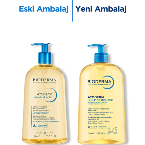 Bioderma Atoderm 24h Huile De Douche 1lt - 3