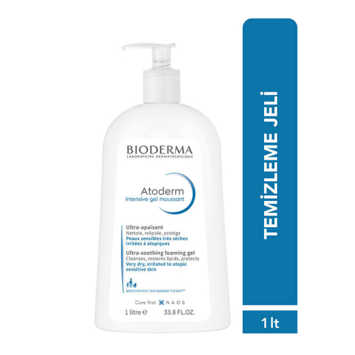 Bioderma Atoderm Intensive Foaming Gel 1 Litre - Yüz Yıkama Jeli - 1