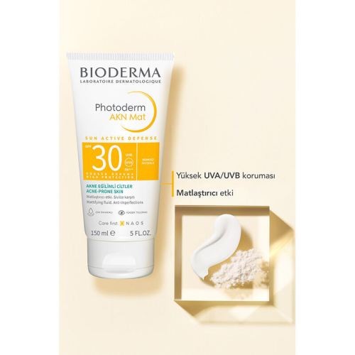 Bioderma Photoderm AKN Mat Spf30+ Güneş Koruyucu Krem 150 ml - 5