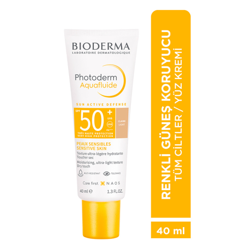 Bioderma Photoderm SPF 50+ Aquafluide Renkli Güneş Kremi 40 ml - Light - 6