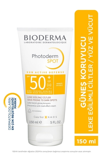 Bioderma Photoderm Spot SPF 50+ Leke Karşıtı Güneş Kremi 150 ml - Bioderma