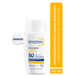 Bioderma Photoderm XDefense Spf50+ Tüm Cilt Tipleri İçin Renksiz Güneş Kremi 40 ml - 2