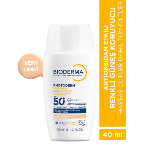 Bioderma Photoderm XDefense Spf50+ Tüm Cilt Tipleri İçin Renkli Güneş Kremi 40 ml - Very Light - 2