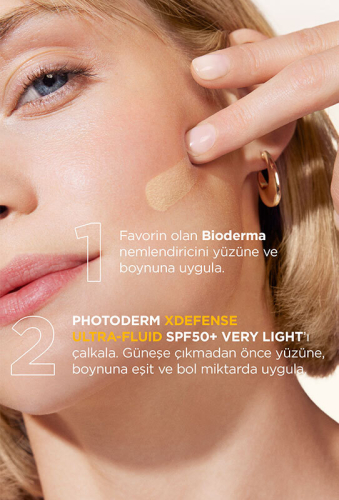 Bioderma Photoderm XDefense Spf50+ Tüm Cilt Tipleri İçin Renkli Güneş Kremi 40 ml - Very Light - 6