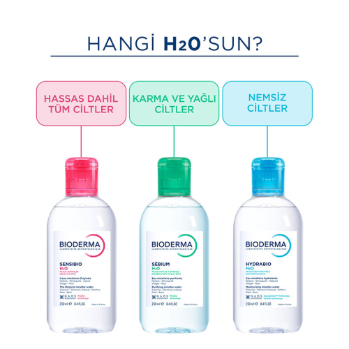 Bioderma Sebium H2O Yüz ve Makyaj Temizleme Suyu 250 ml - 4