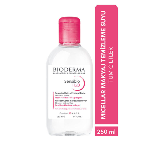 Bioderma Sensibio H2O Yüz ve Makyaj Temizleme Suyu 250 ml - 1