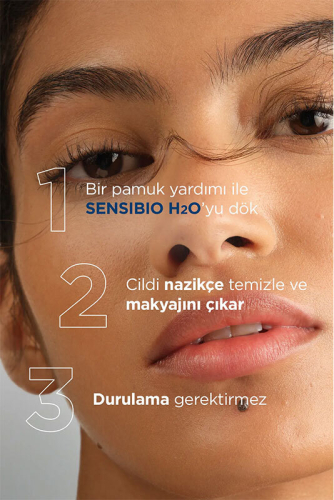 Bioderma Sensibio H2O Yüz ve Makyaj Temizleme Suyu 500 ml - 5