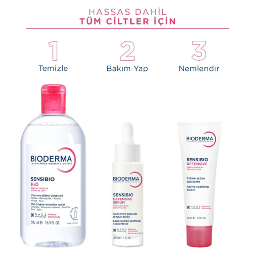 Bioderma Sensibio H2O Yüz ve Makyaj Temizleme Suyu 500 ml - 7