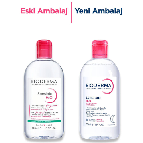 Bioderma Sensibio H2O Yüz ve Makyaj Temizleme Suyu 500 ml - 3