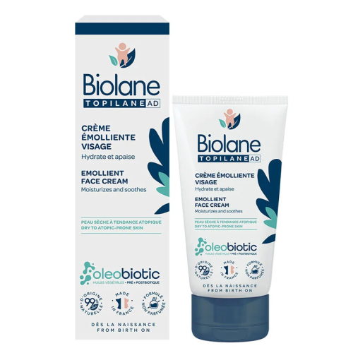 Biolane Topilane AD Emollient Face Cream 50 ml - Biolane