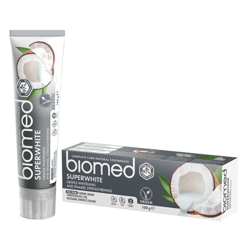 Biomed Superwhite Tam Bakım Sağlayan Doğal Diş Macunu 100 gr - 1