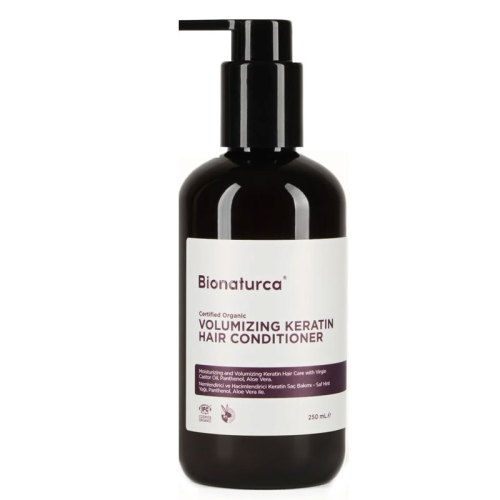 Bionaturca Organik Sertifikalı Hacimlendirici Keratinli Saç Bakım Kremi 250 ml - Bionaturca