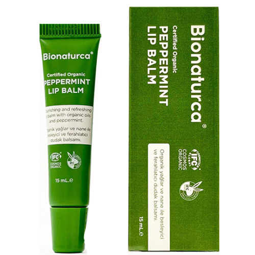 Bionaturca Organik Sertifikalı Nane Özlü Dudak Balmı 15 ml - Bionaturca